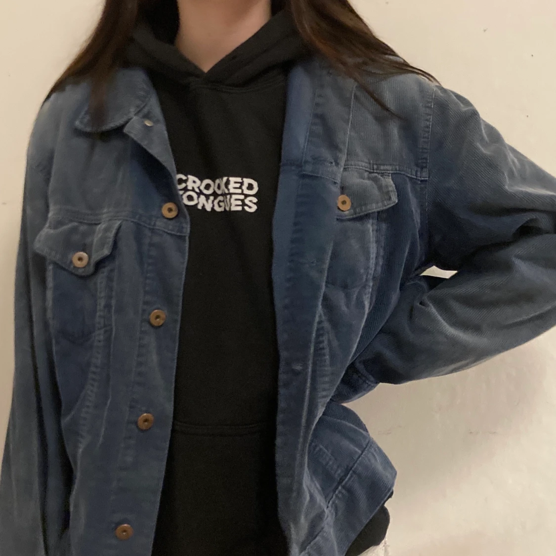 Blå manchester jacka - 91