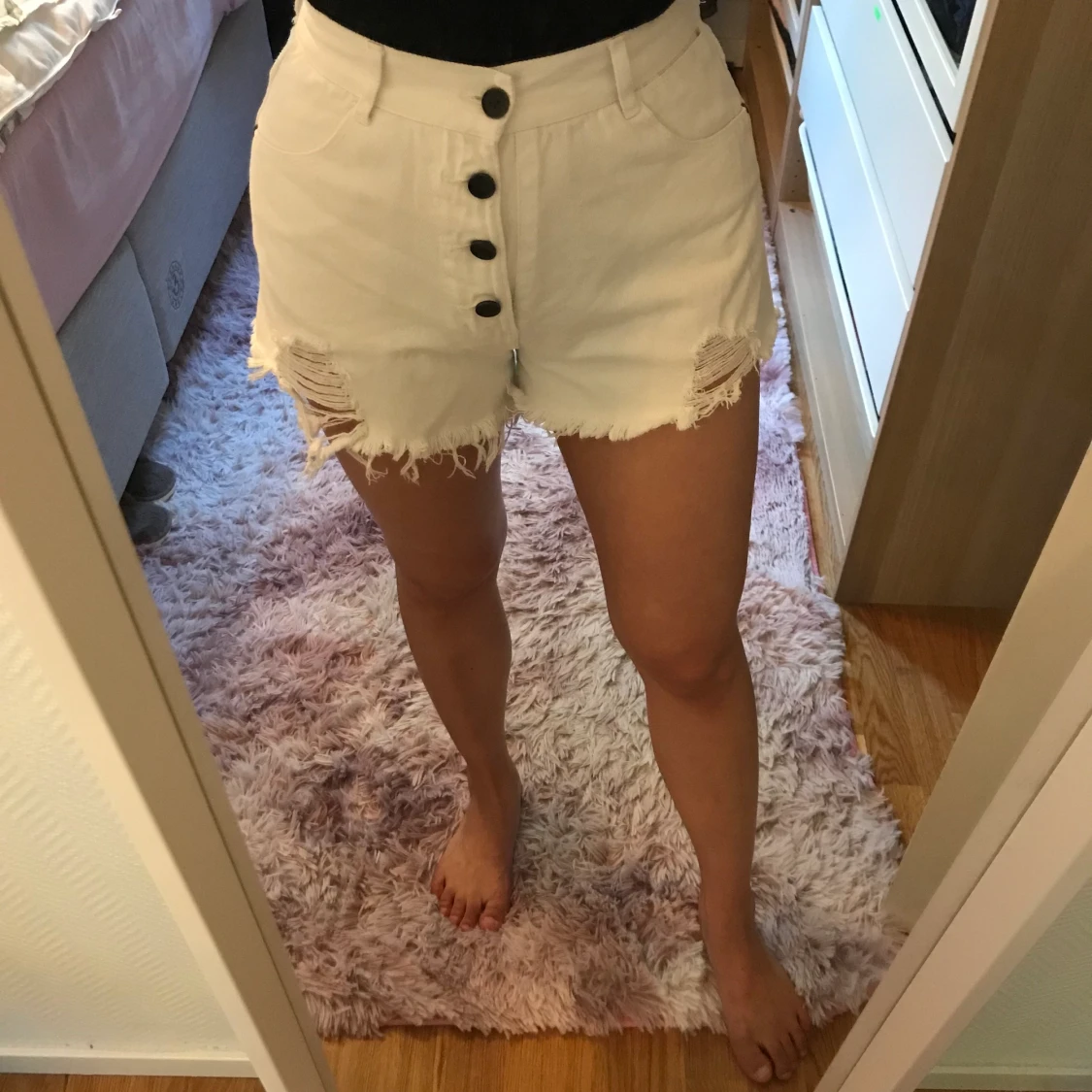 Knappt använd jeans shorts 