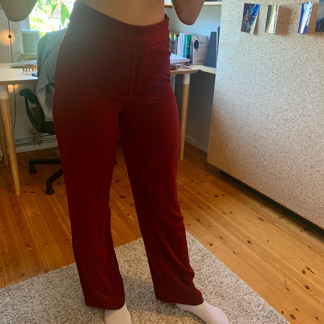 BIKBOK röda byxor  - 90