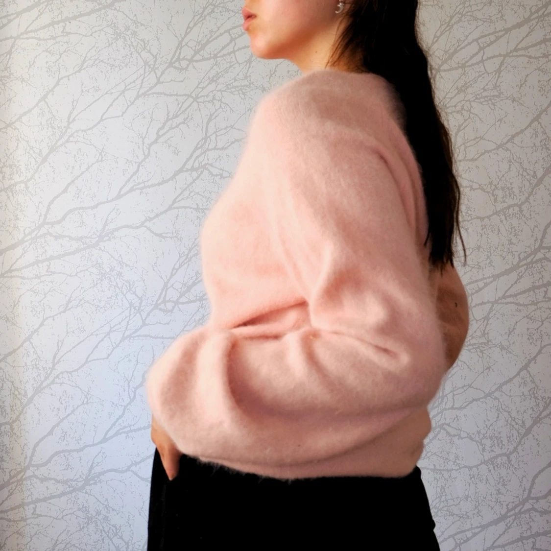 Ljusrosa tröja - 90