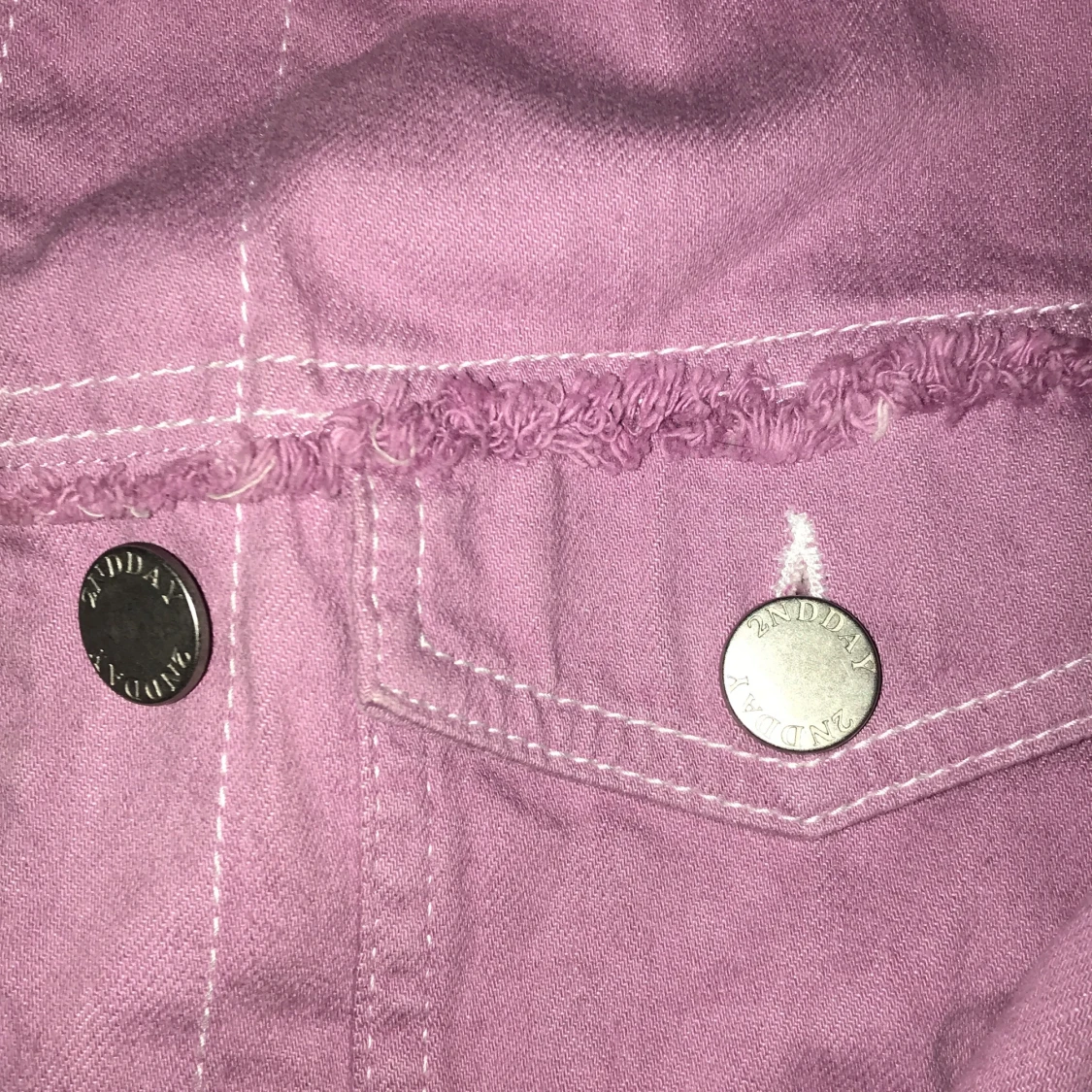 Rosa jeansjacka från 2ND DAY  - 90