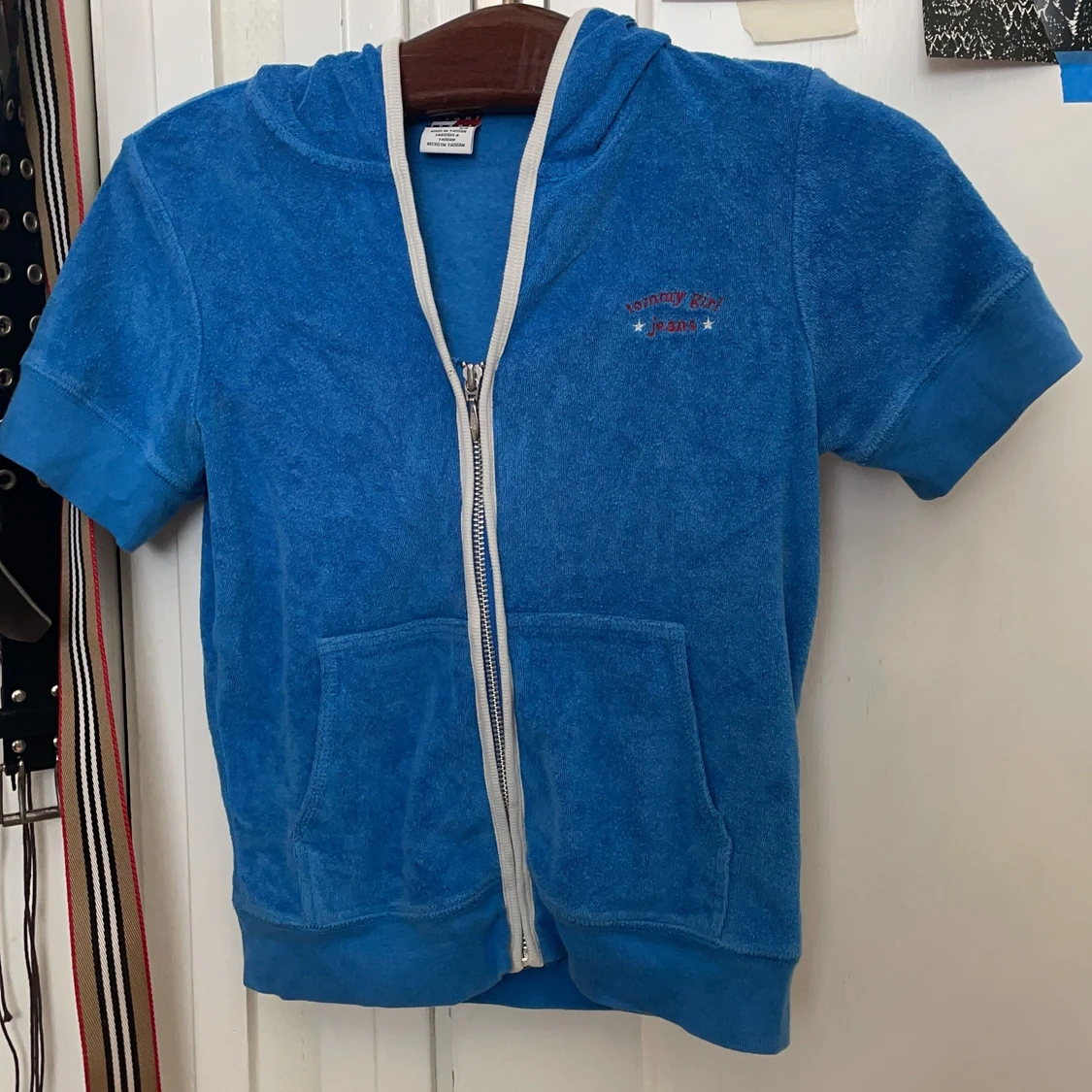 kortärmad hoodie - 90