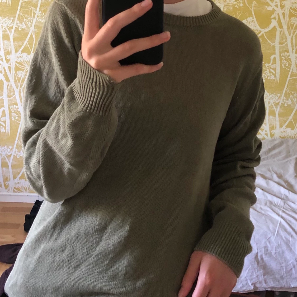 Tunnstickad tröja - 90