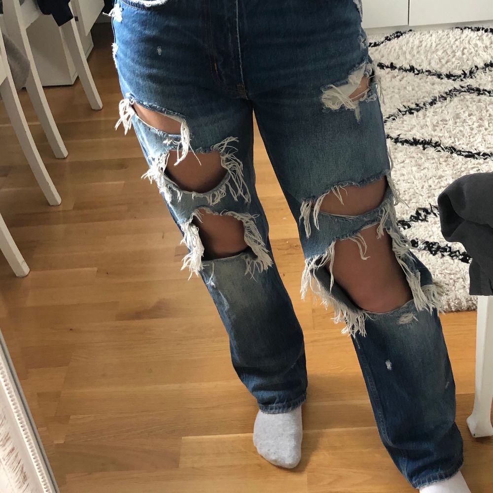 Håliga jeans - Zara | Plick Second Hand