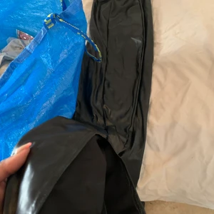 Läder byxor med slits - Använda typ 3 gg