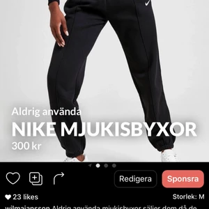 Nike mjukisbyxor - Helt oanvända, hann ej skicka tillbaka! Nypris 800