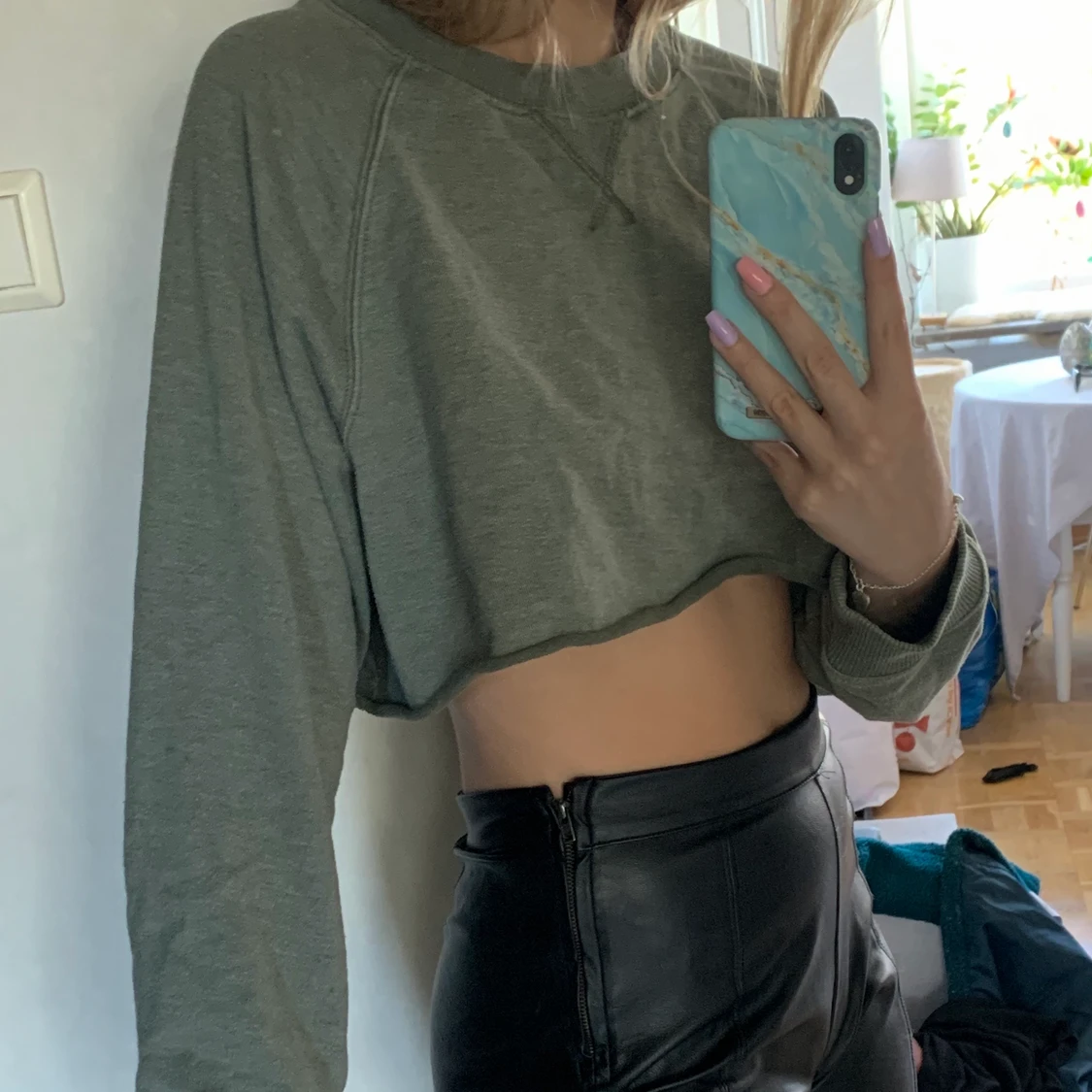 Croppad sweatshirt - 91