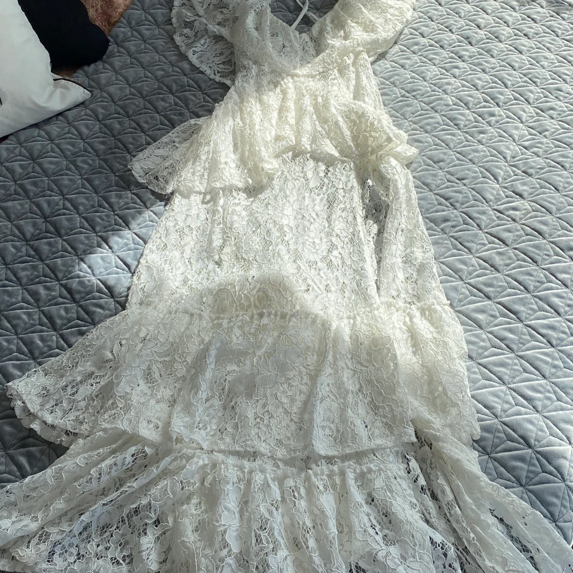 Klänning vit Storlek S