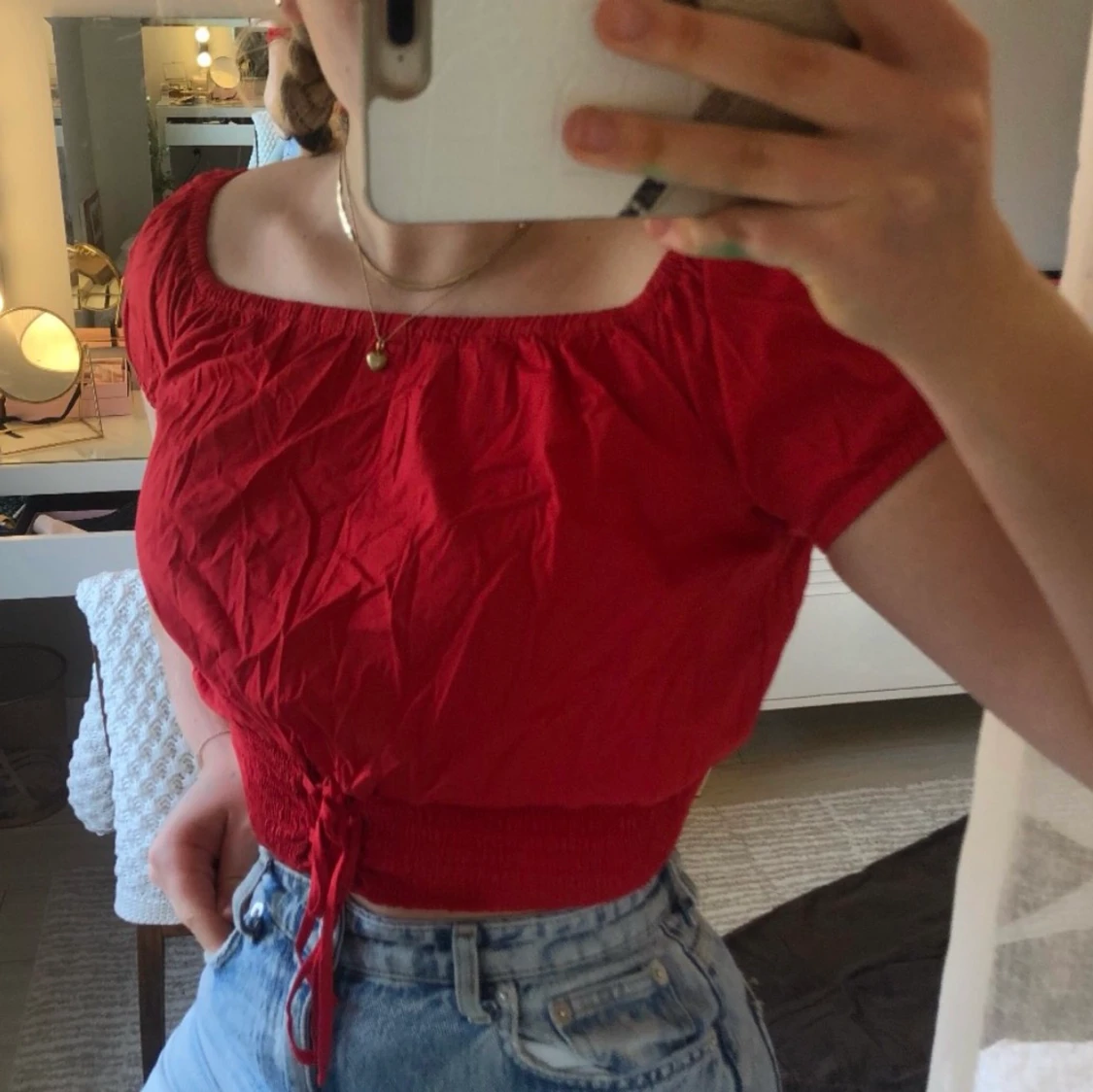 Röd sommar topp  - 91