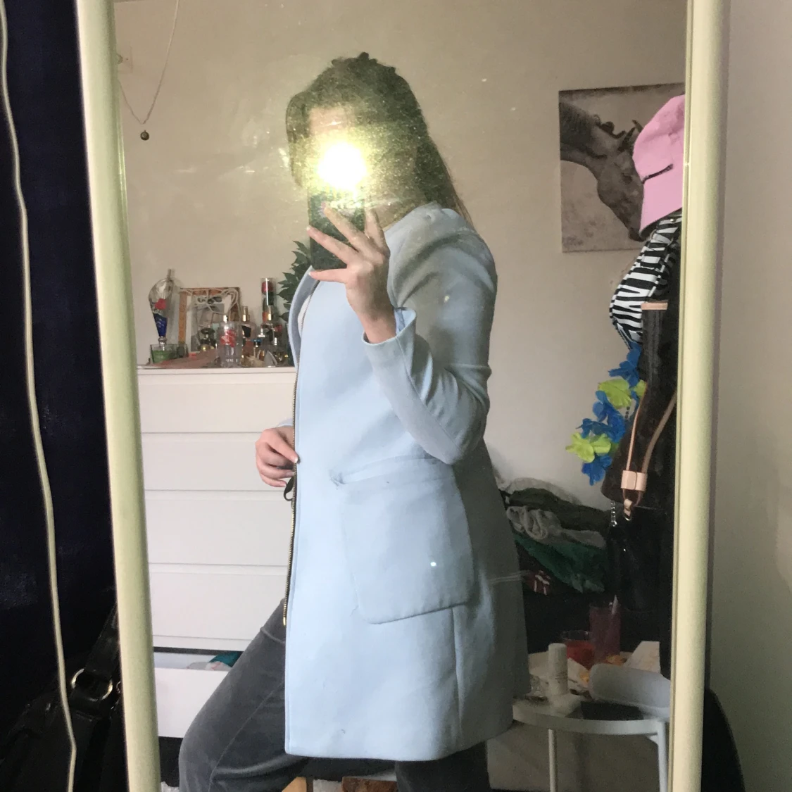 Skitsnygg blå kappa!! - 90