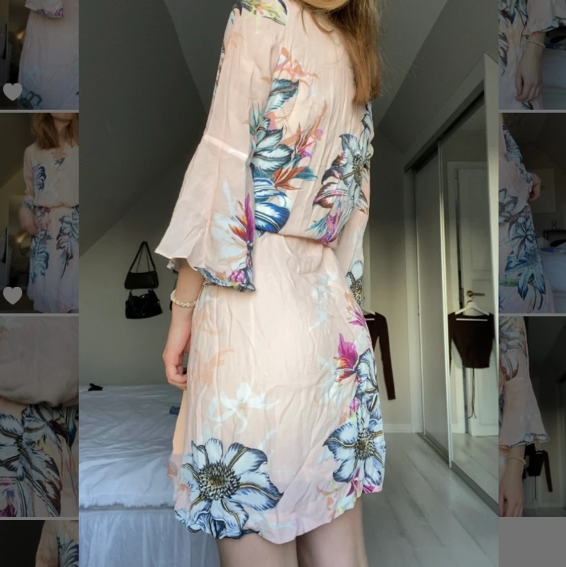 Superfin rosa klänning  - 91