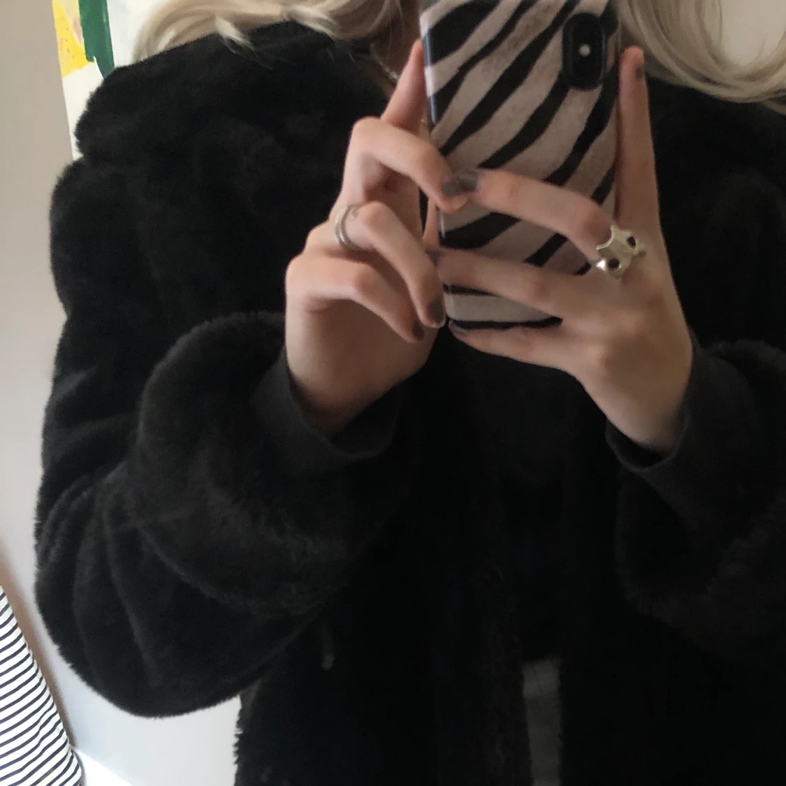 Vintage pälsjacka - 90