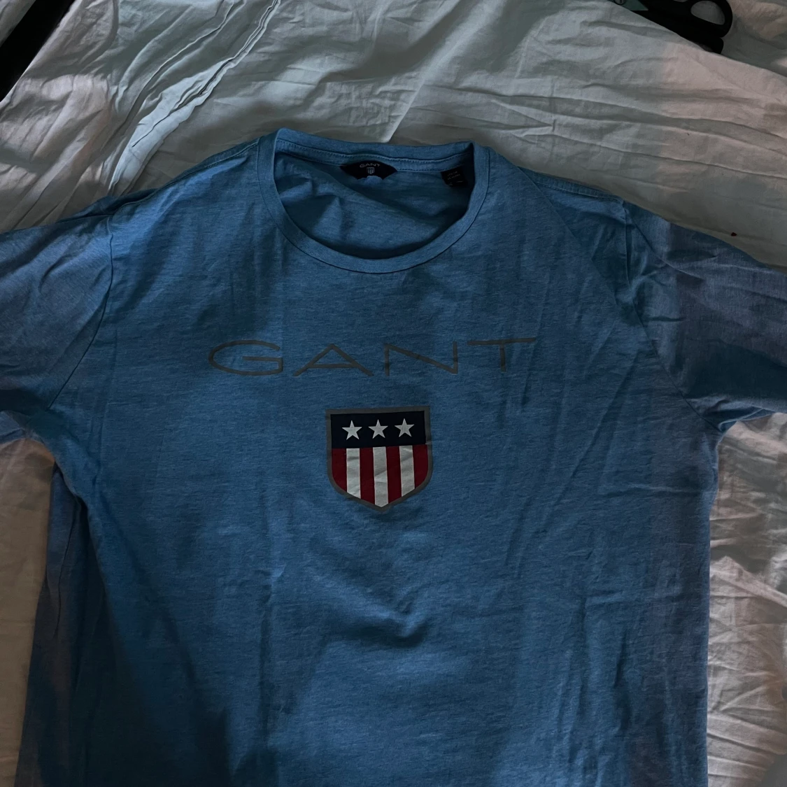 Blå långärmad GANT-tröja strl S - 90