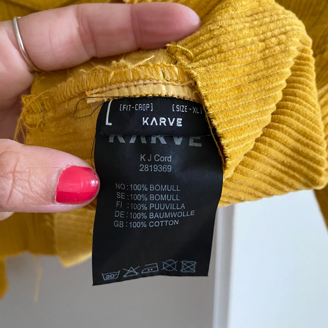 KARVE, cropped manchesterjacka  - 91