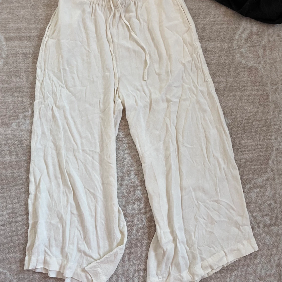 Vita linnebyxor  - 90