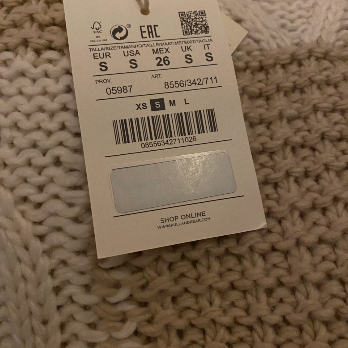 Stickad tröja st S - 90