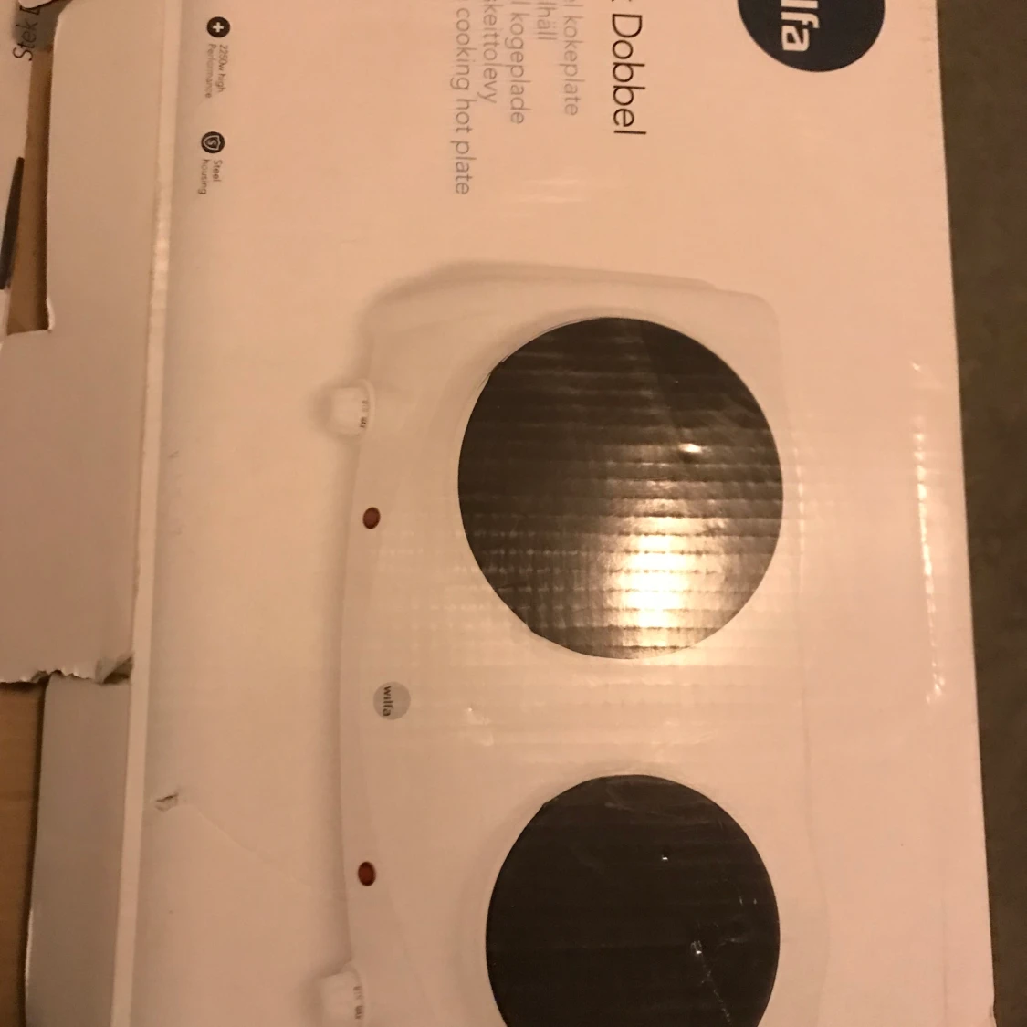 WILFA CP-2 Dubbel kokplatta - 90