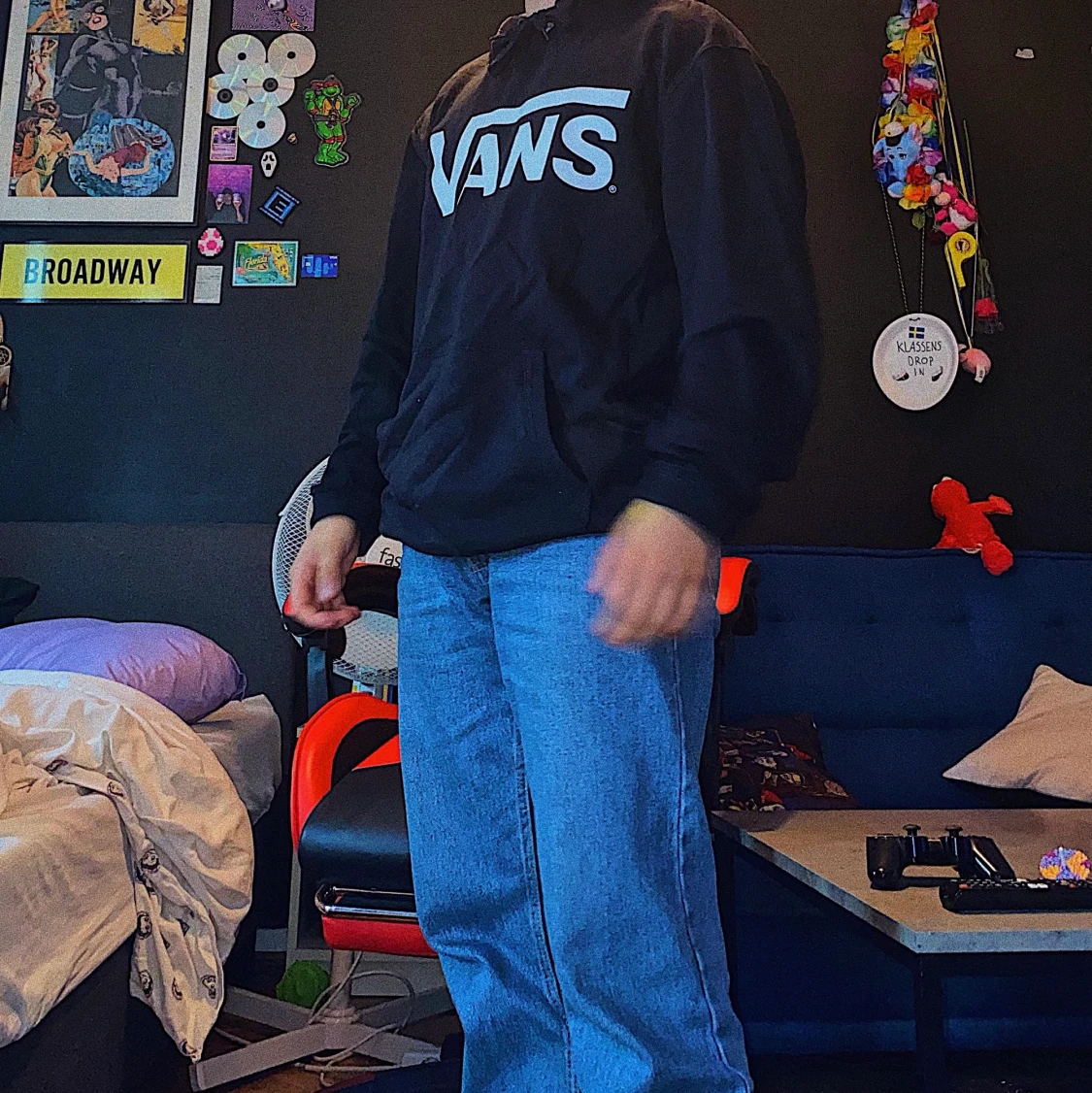 Vans hoodie black