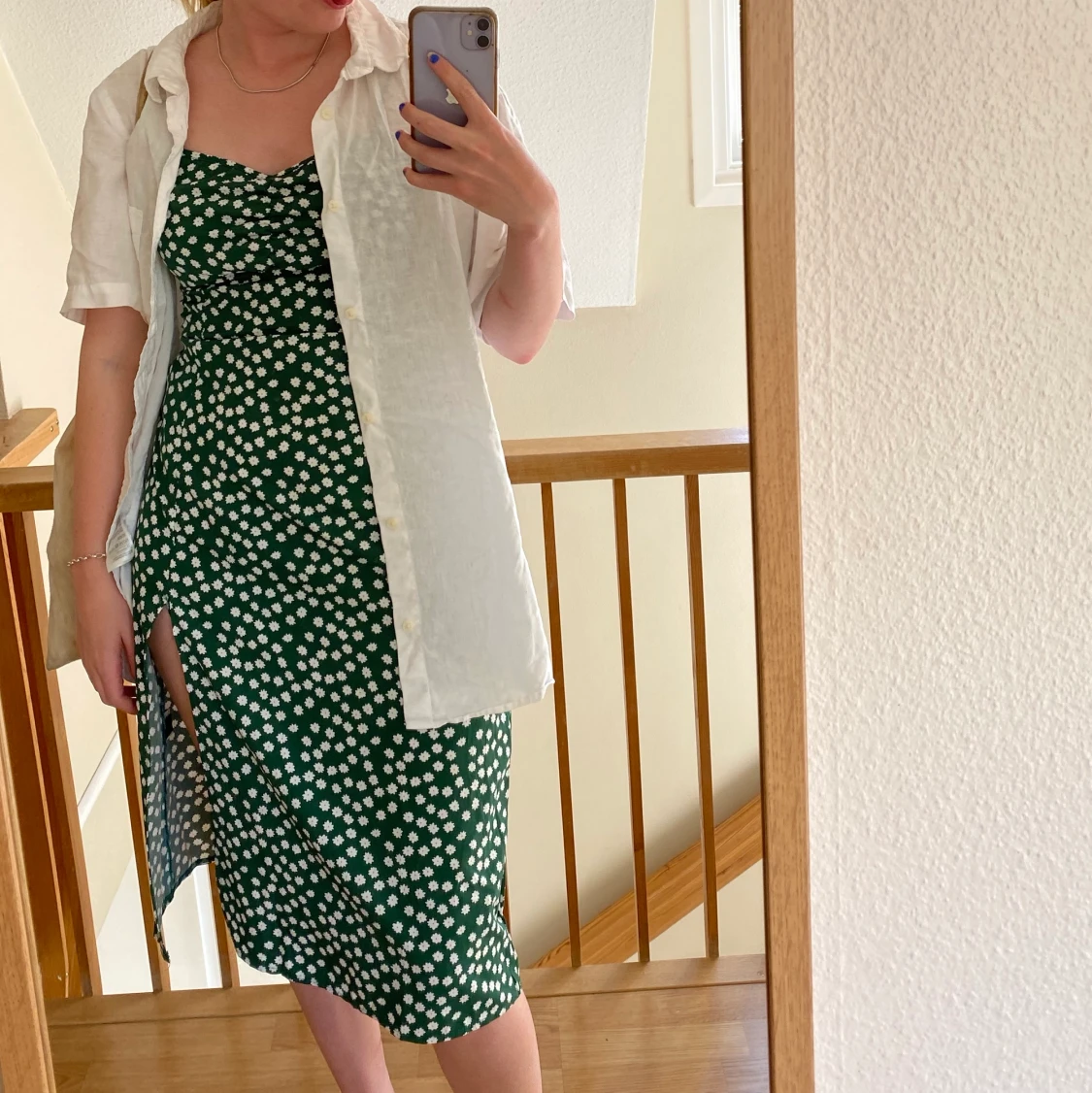 Grön långklänning - 90