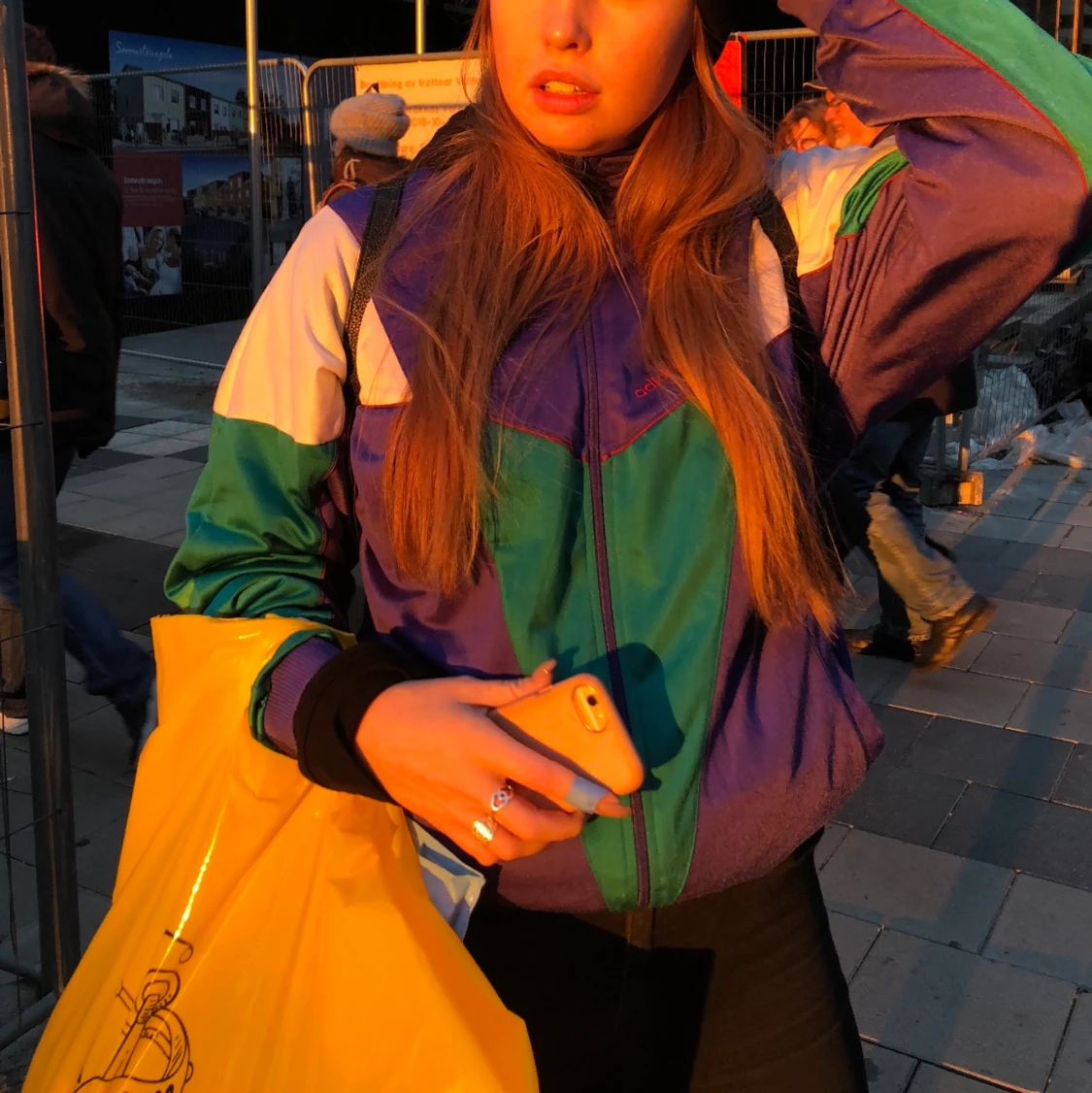 Vintage Adidas colorblock jacket