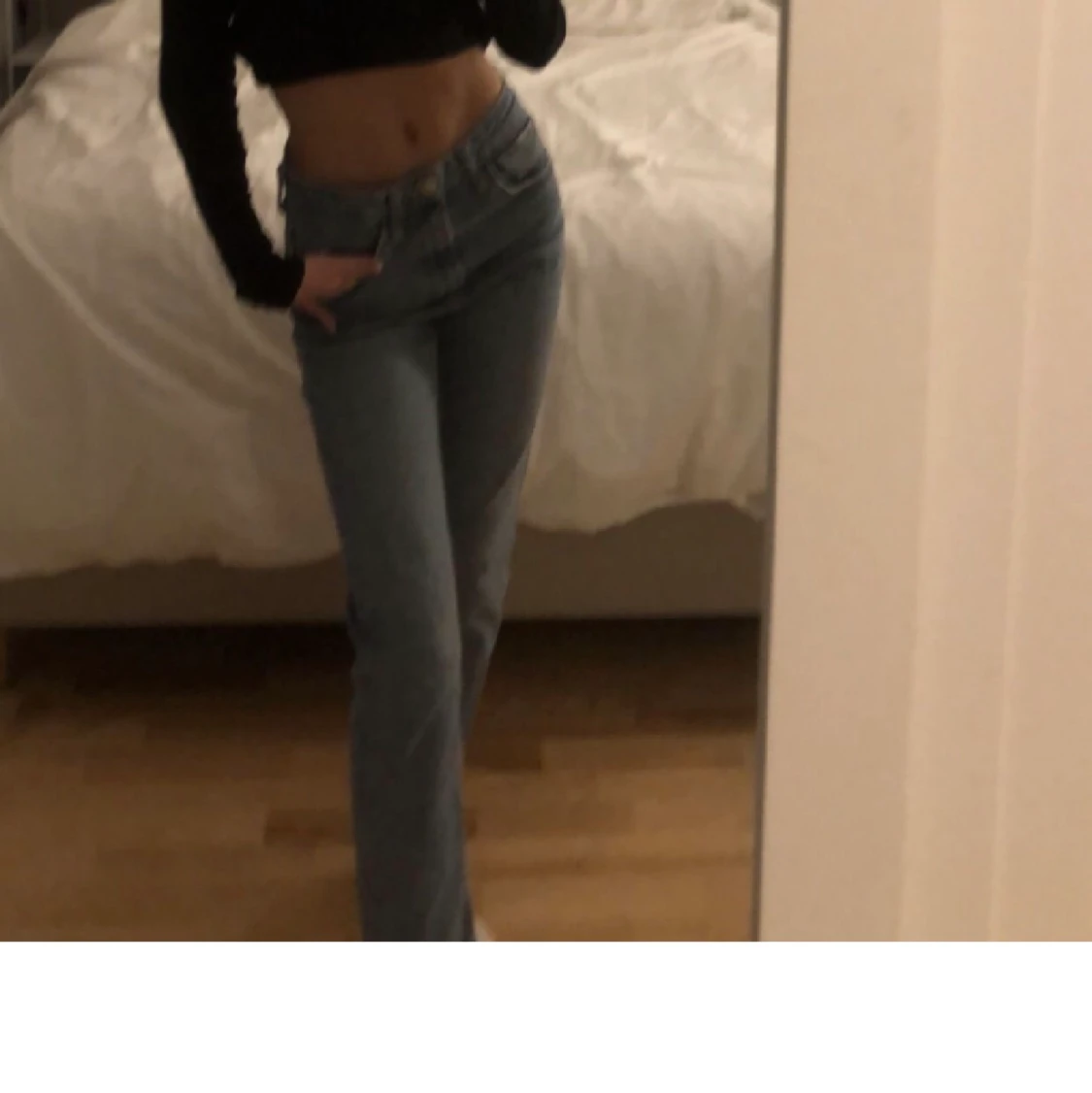 Raka jeans från Zara
