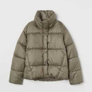 Jättefin dunjacka - Helt felfri dunjacka i en grå/grön nyans. Passar allt från S-L beroende på önskad passform, jag brukar ha M och den sitter bra på mig som vill ha lite oversize men inte för mycket. Den köptes för 799 förra året på h&m. Frakt tillkommer!❤️