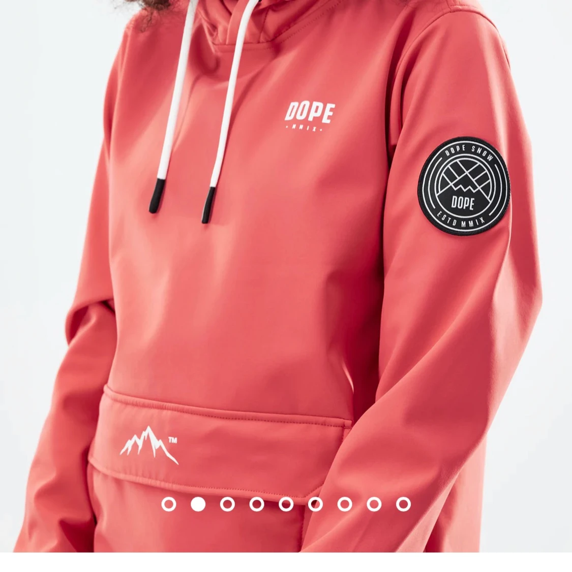 Korall färgad dope snowboardjacka - 90