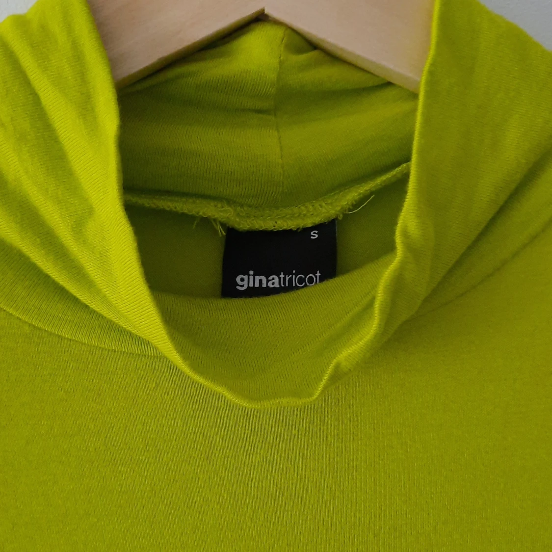 Limegrön polotröja/turtleneck  - 90