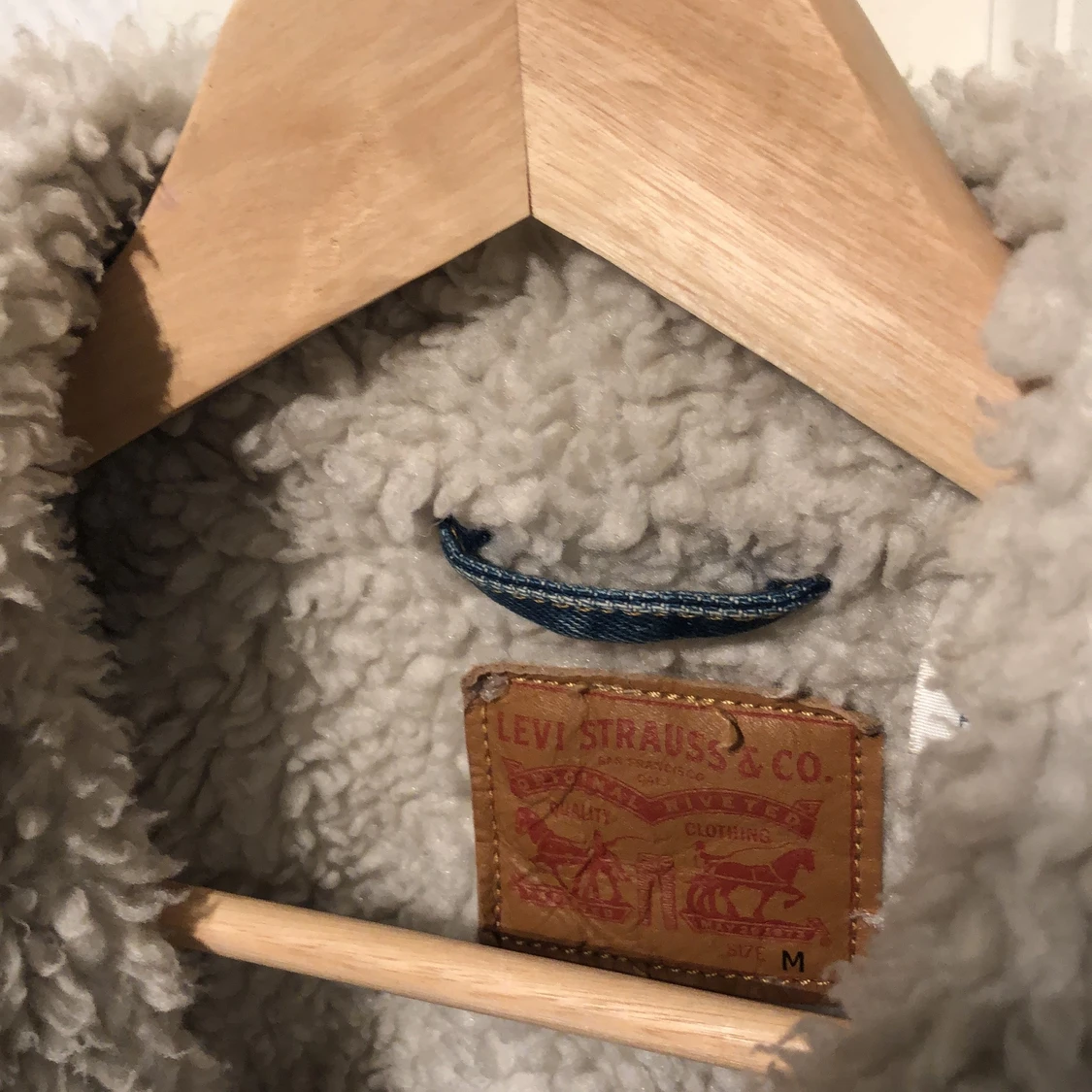 Jeansjacka med ull - 91