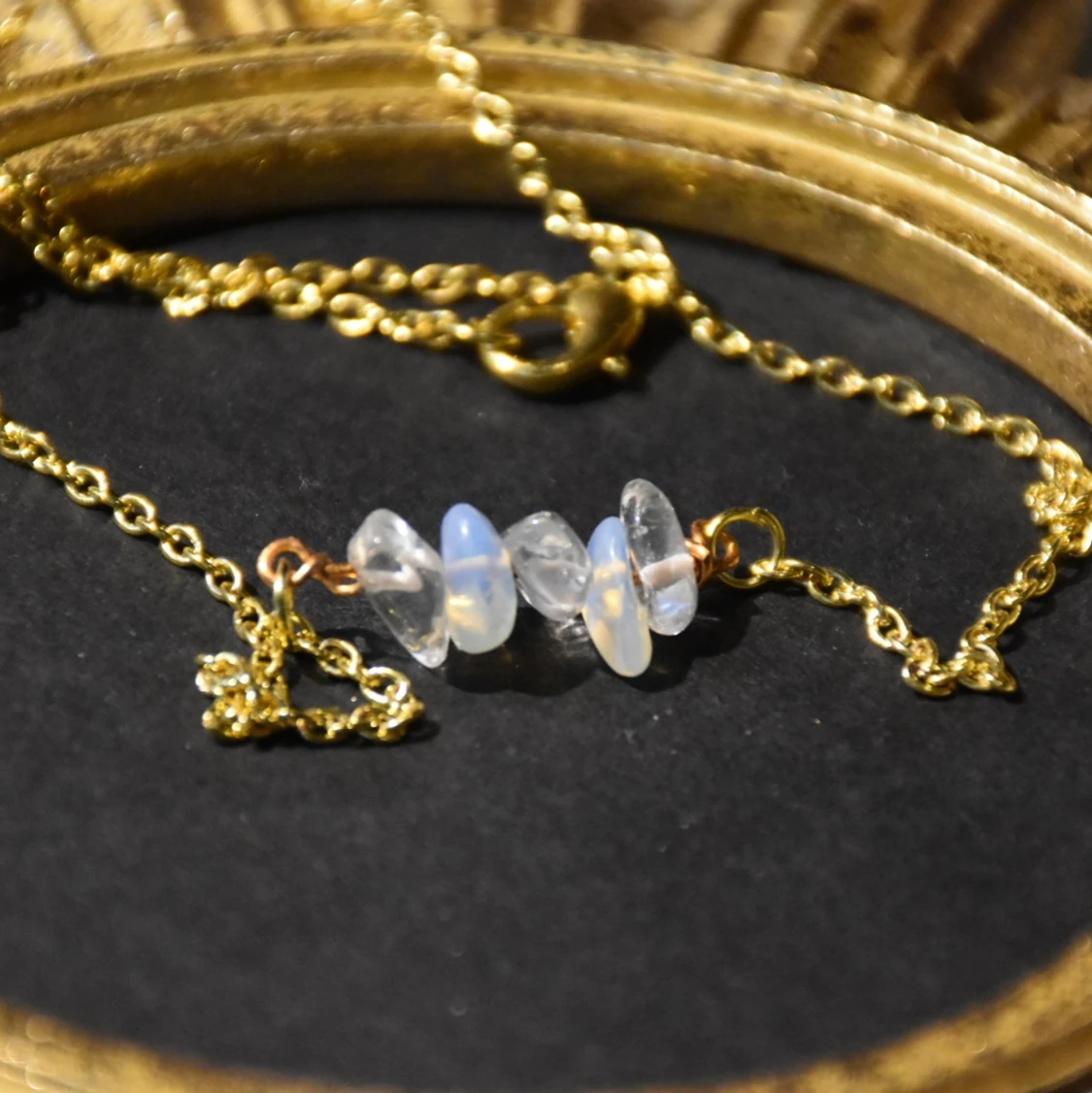 Halsband kristaller  - 90