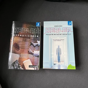 Lars Kepler - Säljer de 2 första böckerna i min favorit bokserie! Säljer då jag inte sprarar på pocketböcker efter jag läst klart de. Mycket bra skick! Köparen står för frakten, 1 bok för 25 eller 2 för 50 !