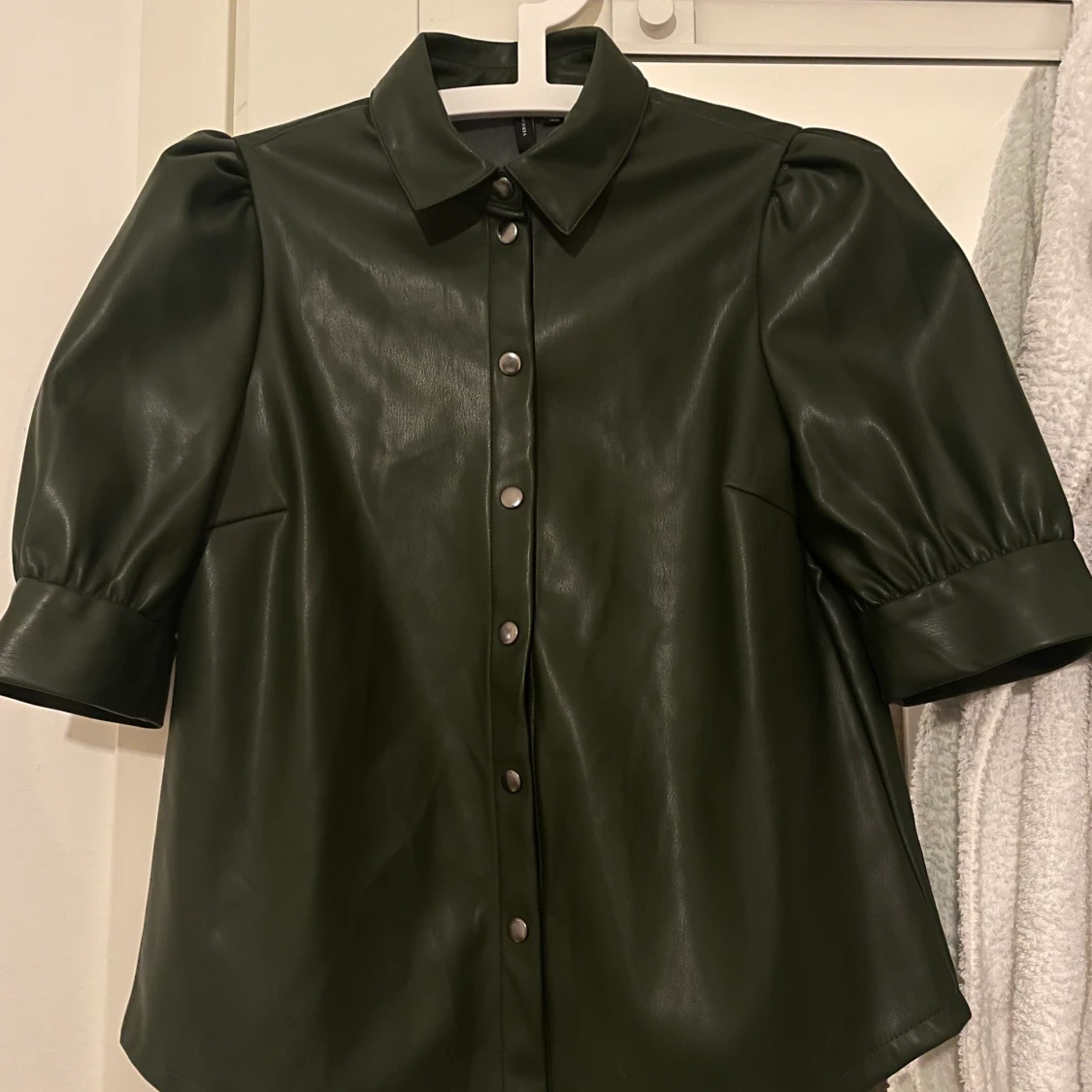 Läder skjorta 