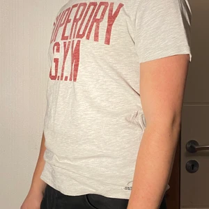 Superdry t-shirt medium - Ljusgrå t-shirt som sitter normal för storleken.