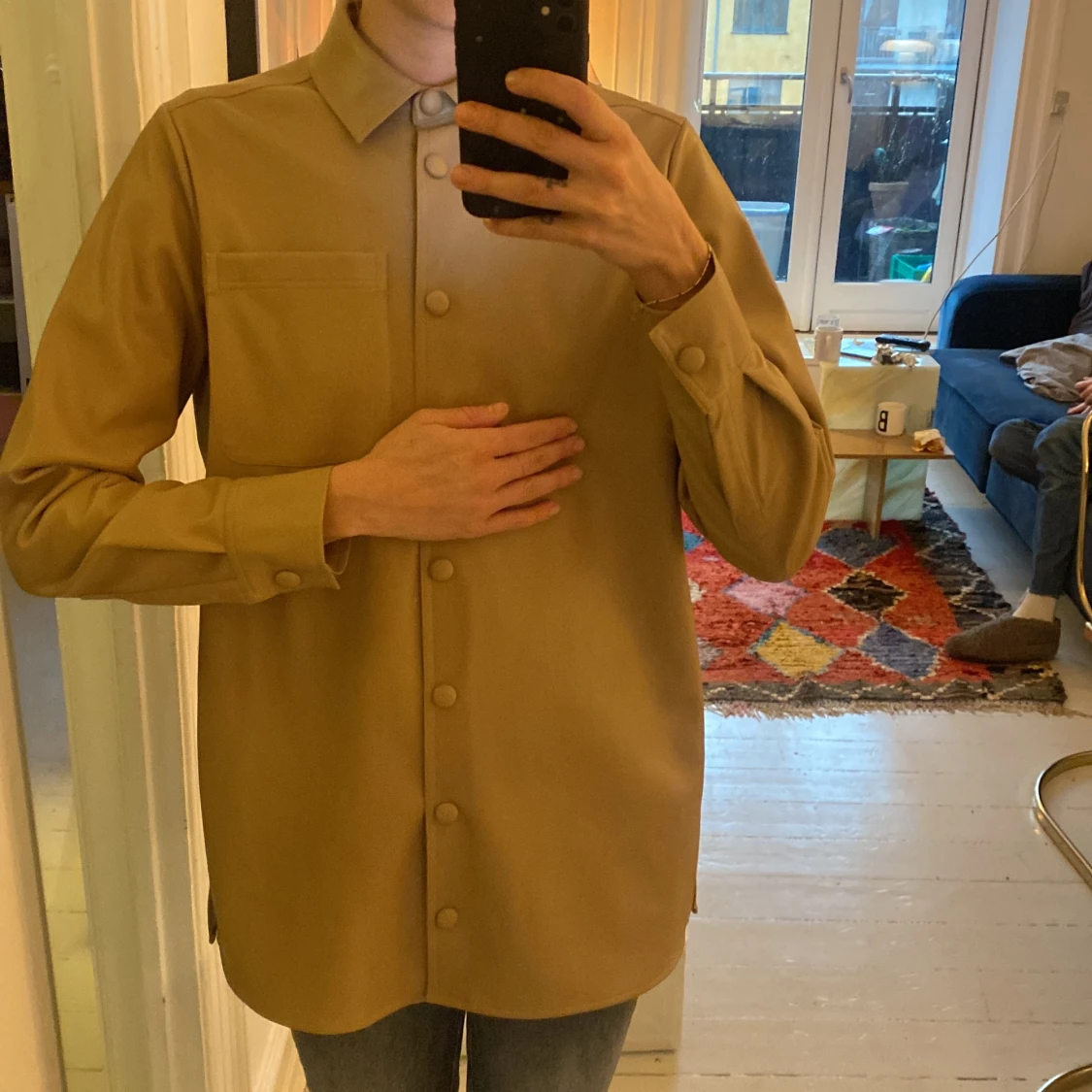 Læder skjorte / jakke