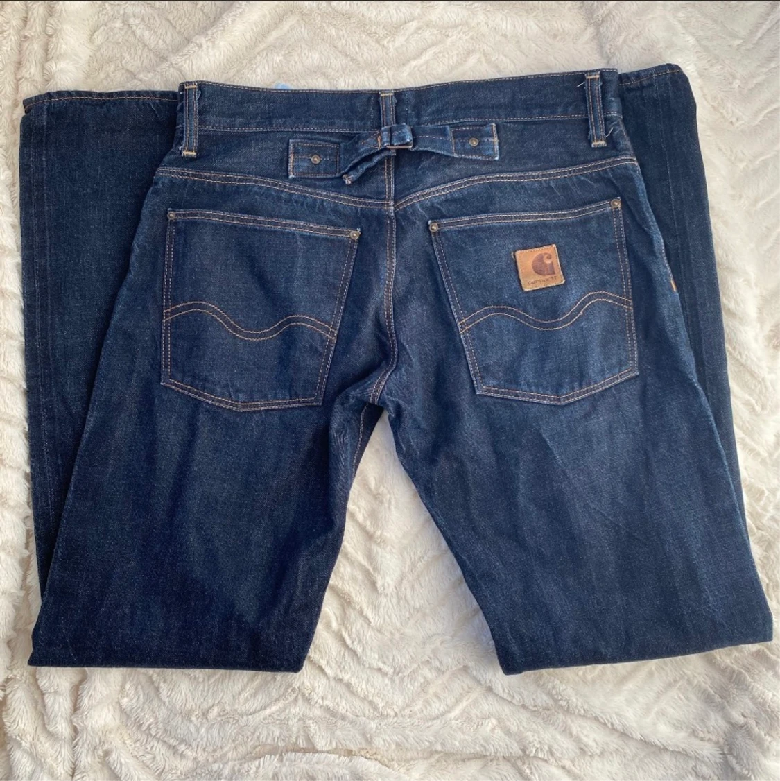 LÅGMIDJADE JEANS - 90