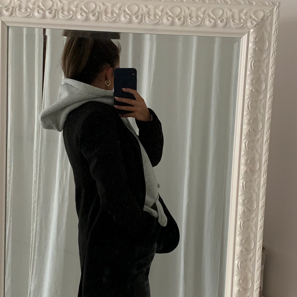 Svart oversized blazer  - 90