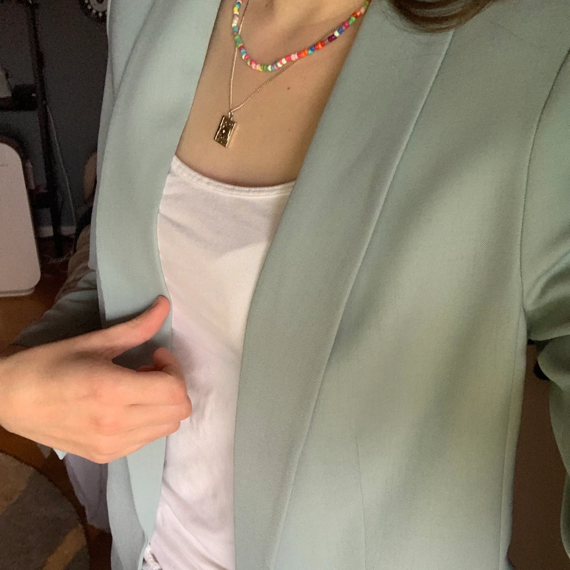 mintgrön blazer