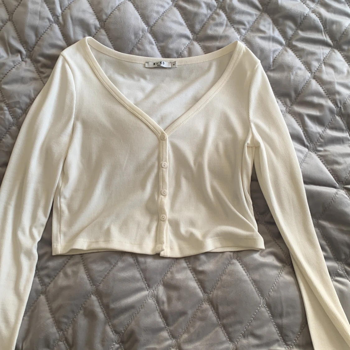 Ribbstickad kofta från nakd💕 - 91