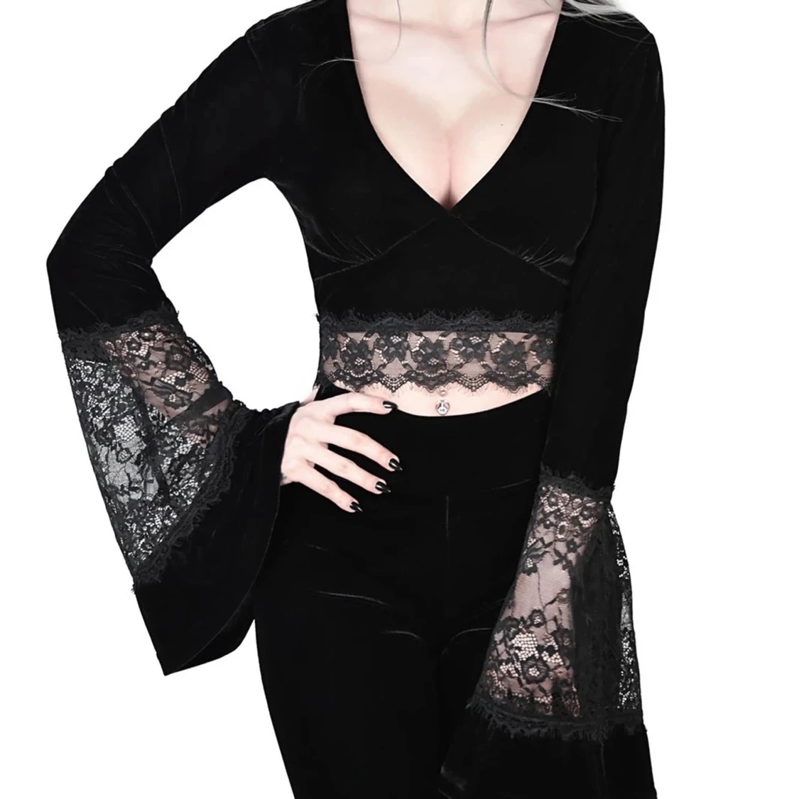 Gothic crop top - 91