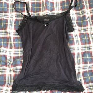 spetslinne med rosett - (inga bilder på tyvärr) fint spetslinne med rosett! köpt från plick, lite nopprig på framsidan tyvärr men annars inga defekter <3 hittar ingen storlek men sitter som S!  