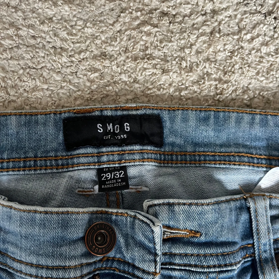 Blå jeans från Smog - 1