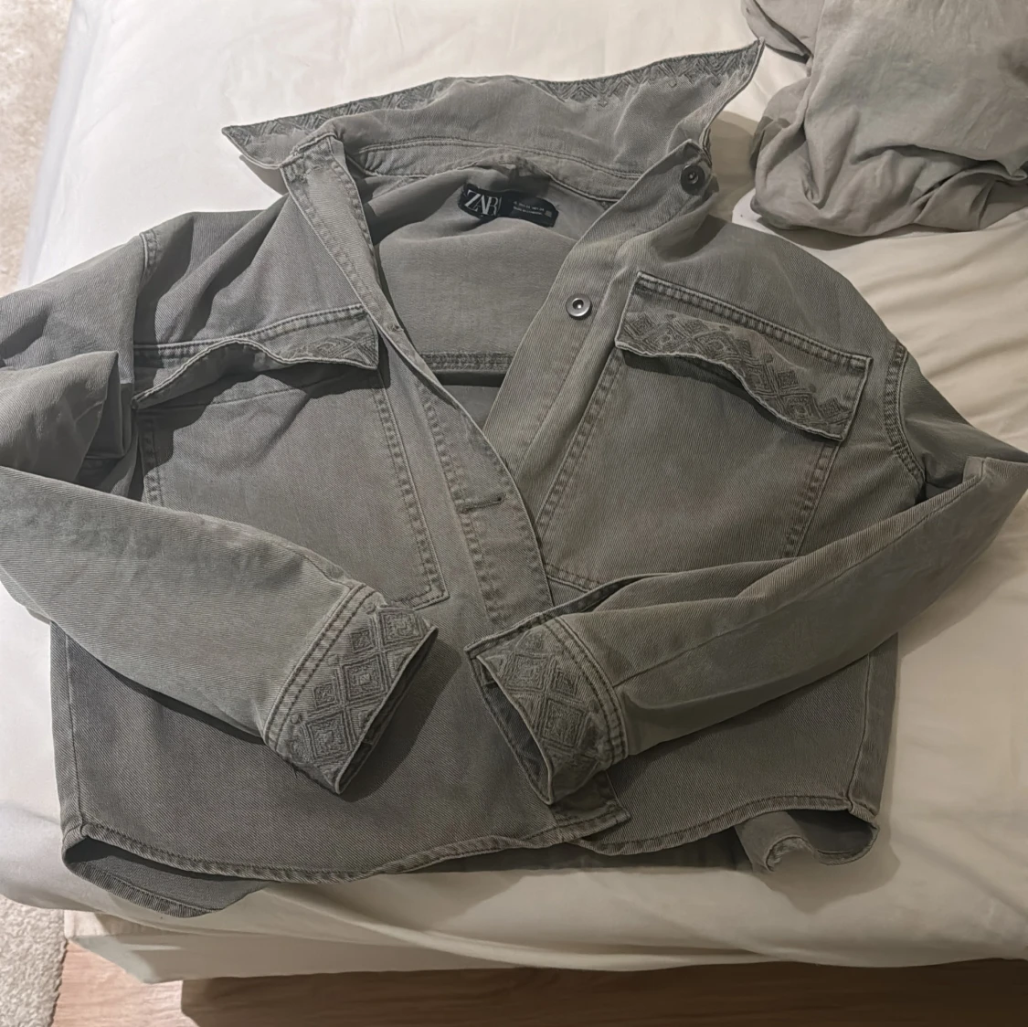 Grön jeans jacka - 1