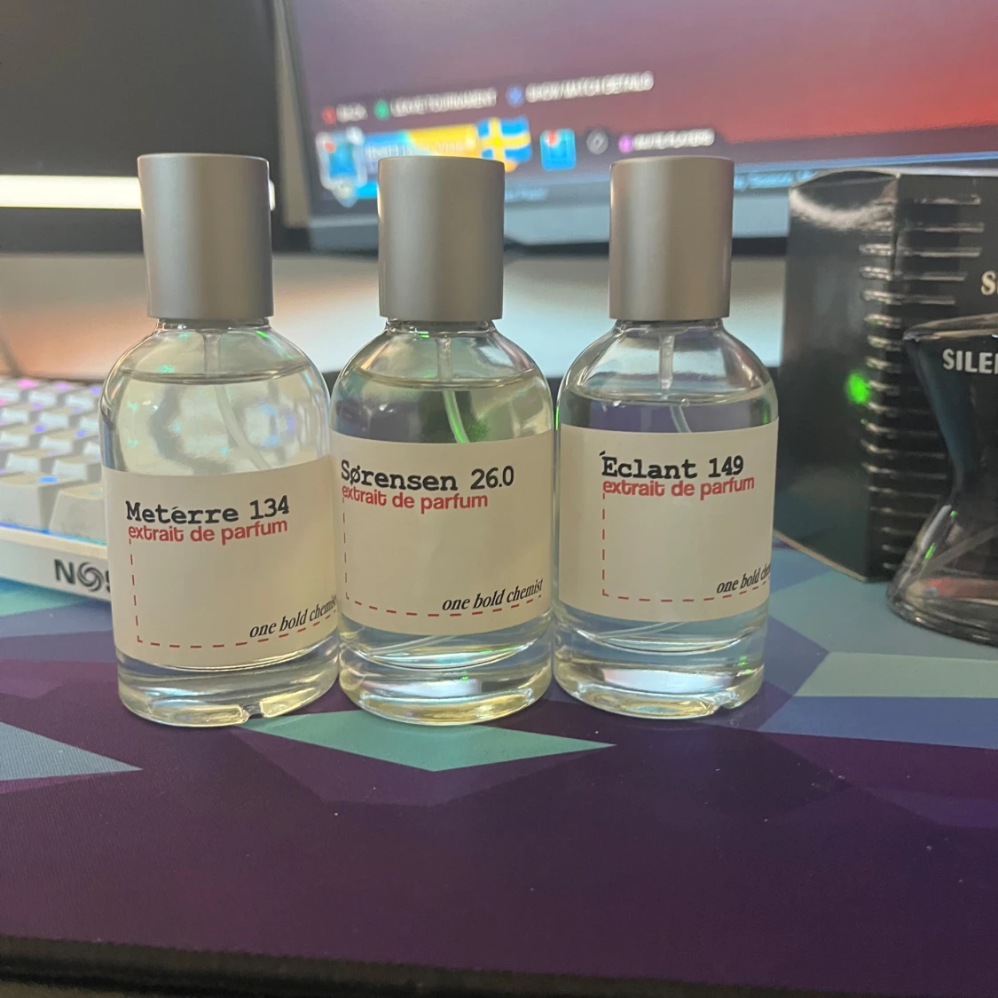Tre parfymer från One Bold chemist 