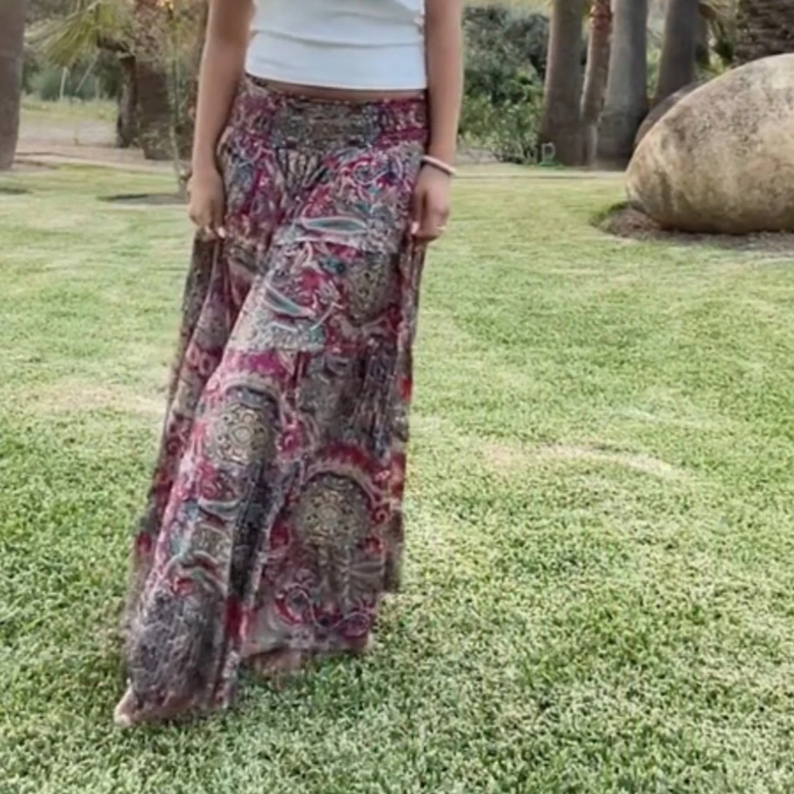 Mönstrad långkjol  - 1