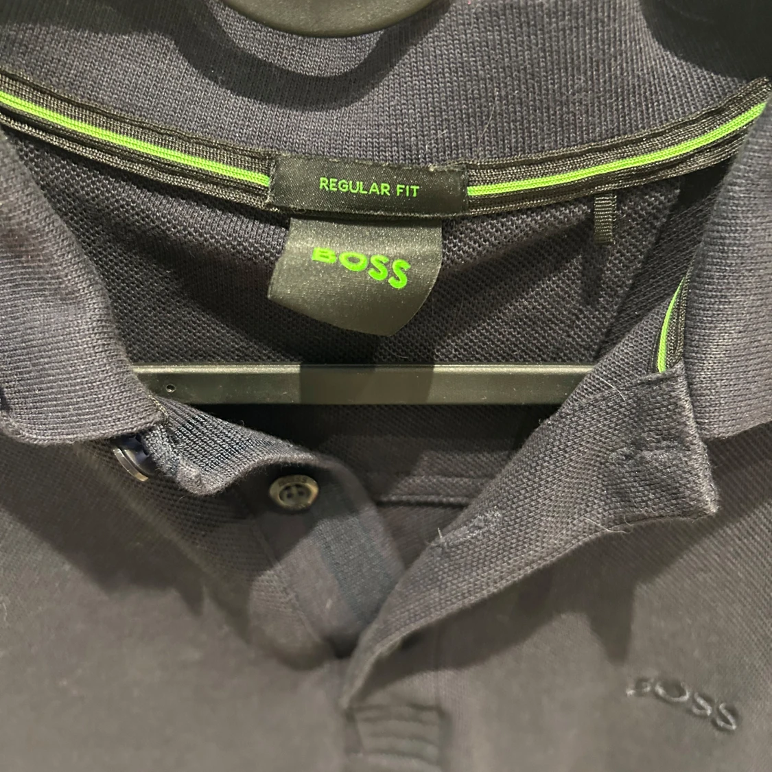 Svart pikétröja från BOSS - 1