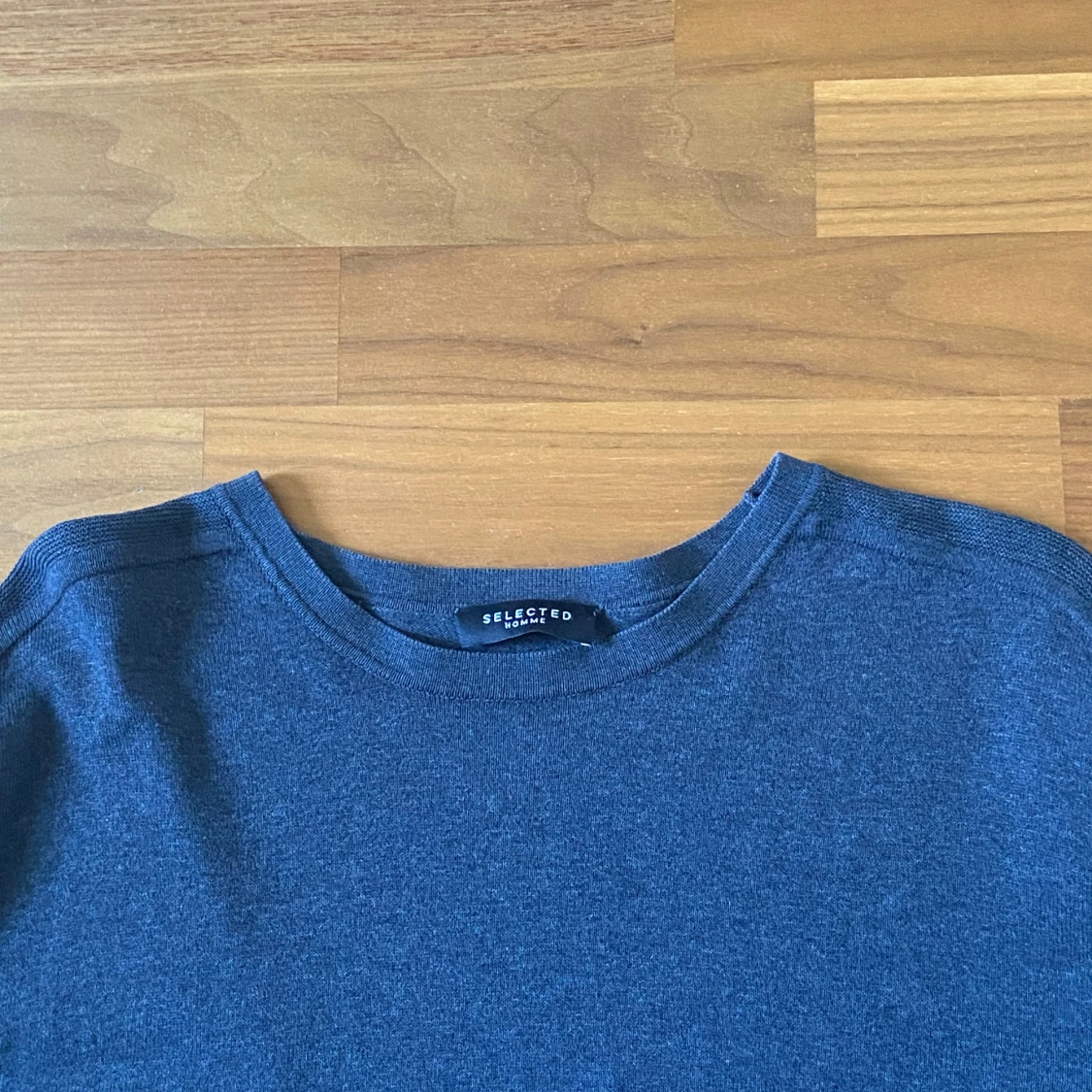 Mörkblå stickad tröja Selected Homme - 1