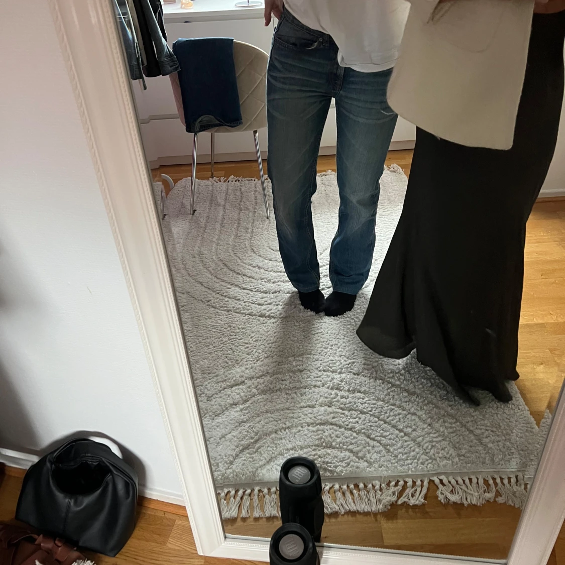 Blå raka jeans  - 1