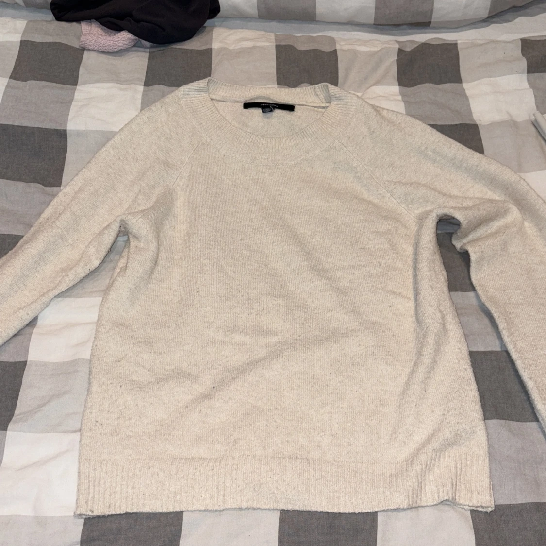 Beige stickad tröja från Vero Moda