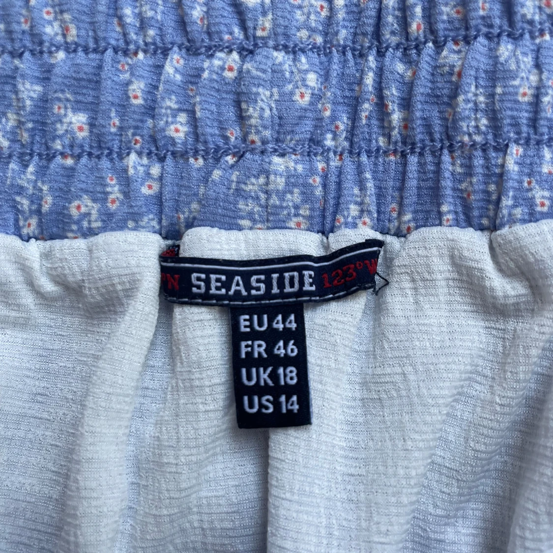 Blå blommig långklänning från Seaside - 2