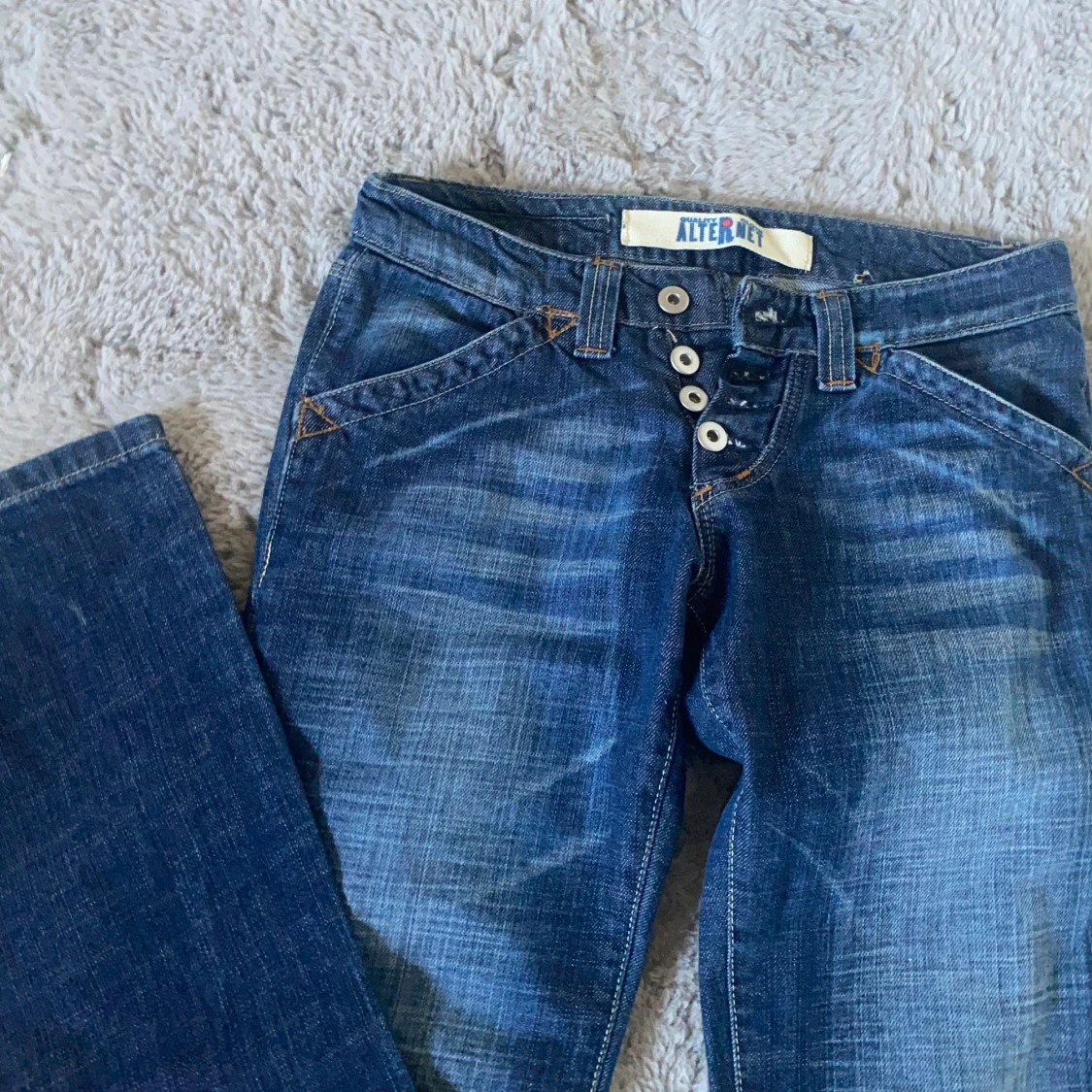 Lågmidjade vintage jeans - 2